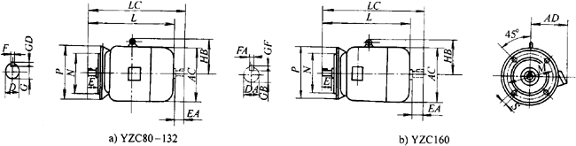 YZCϵеஐ늄әCγߴ磨H80160mm